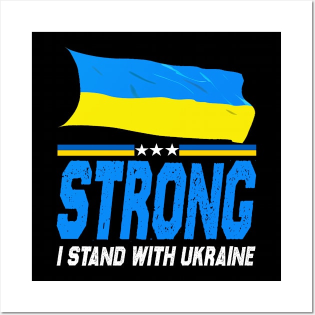 Ukraine trident Ukraine flag Ukrainian flag Ukraine Wall Art by Darwish